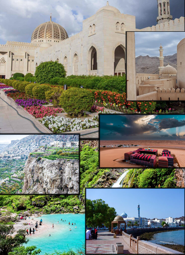 Tourist places in Oman